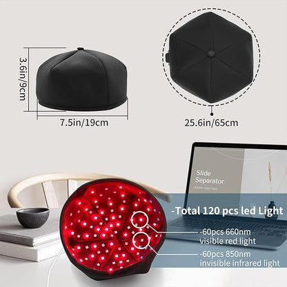 RevitaCap™ Red Light Therapy Hat – Infrared LED Cap for Hair Growth & Scalp Health