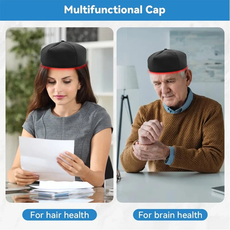 RevitaCap™ Red Light Therapy Hat – Infrared LED Cap for Hair Growth & Scalp Health