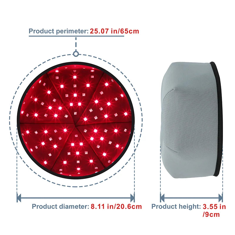 RevitaCap™ Red Light Therapy Hat – Infrared LED Cap for Hair Growth & Scalp Health