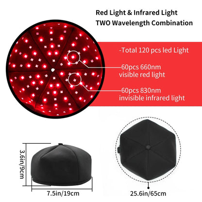 RevitaCap™ Red Light Therapy Hat – Infrared LED Cap for Hair Growth & Scalp Health
